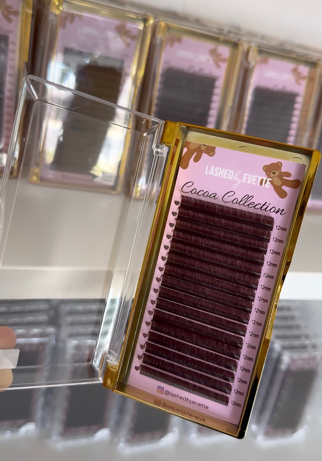 Brown Lash Trays🧸🤎