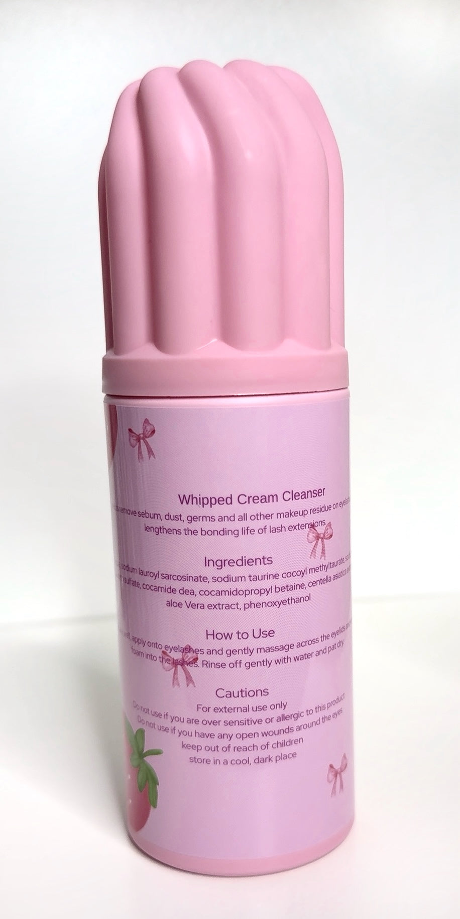 Strawberry Scented WHIPPED LASH SHAMPOO